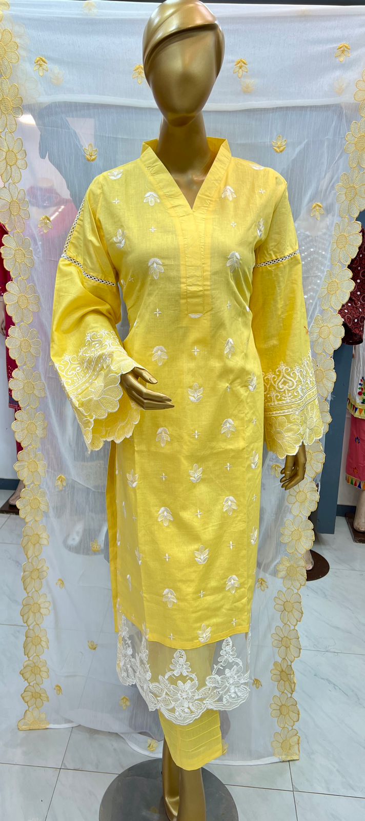Luxury Embroidered lawn Ready To Ship