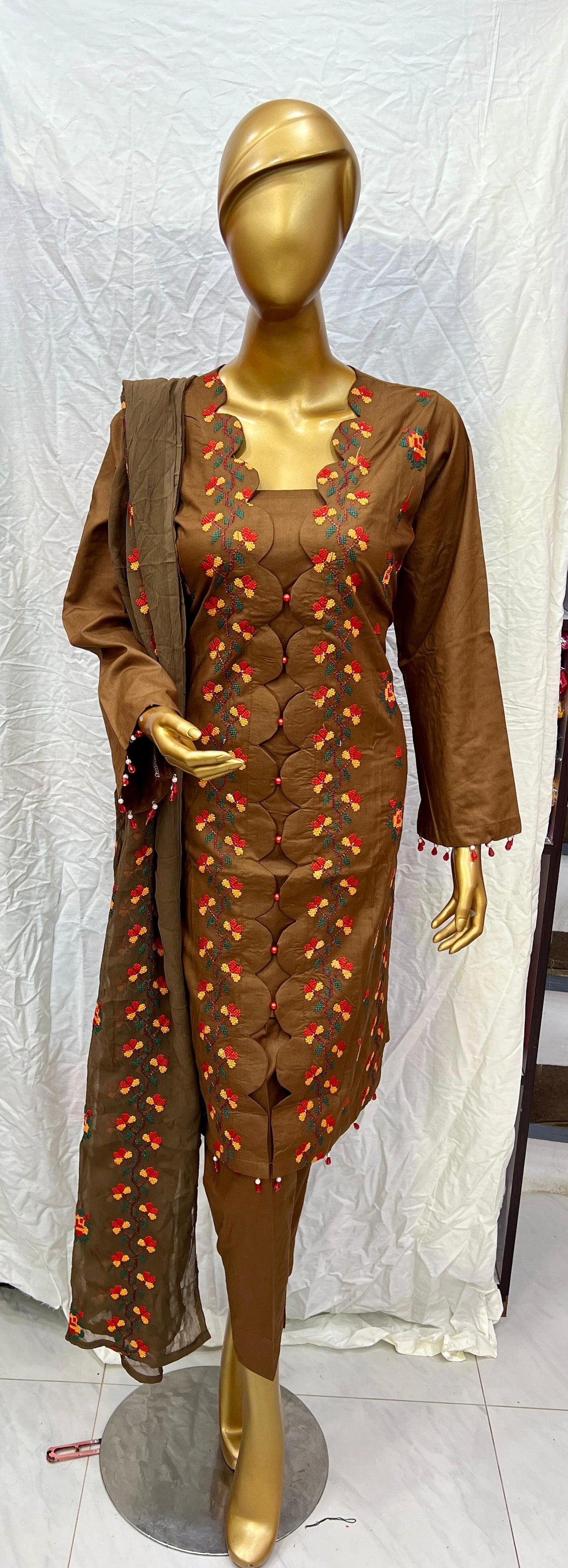 Luxury Embroidered lawn Ready To Ship