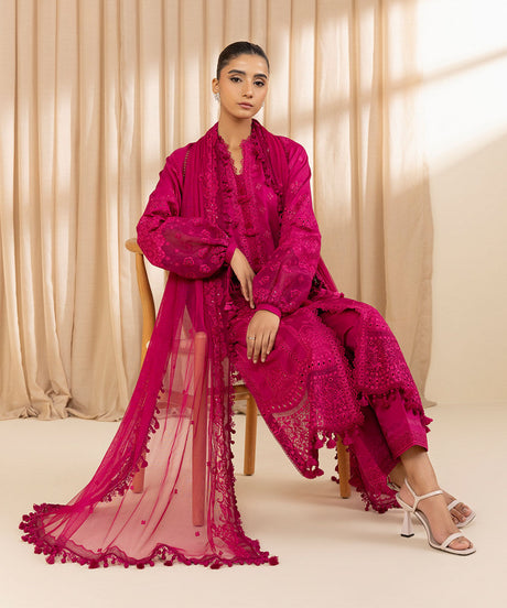 Sapphire Embroidered Lawn