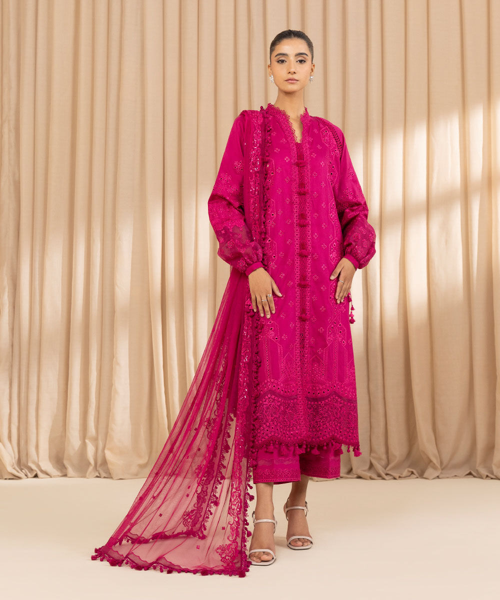 Sapphire Embroidered Lawn