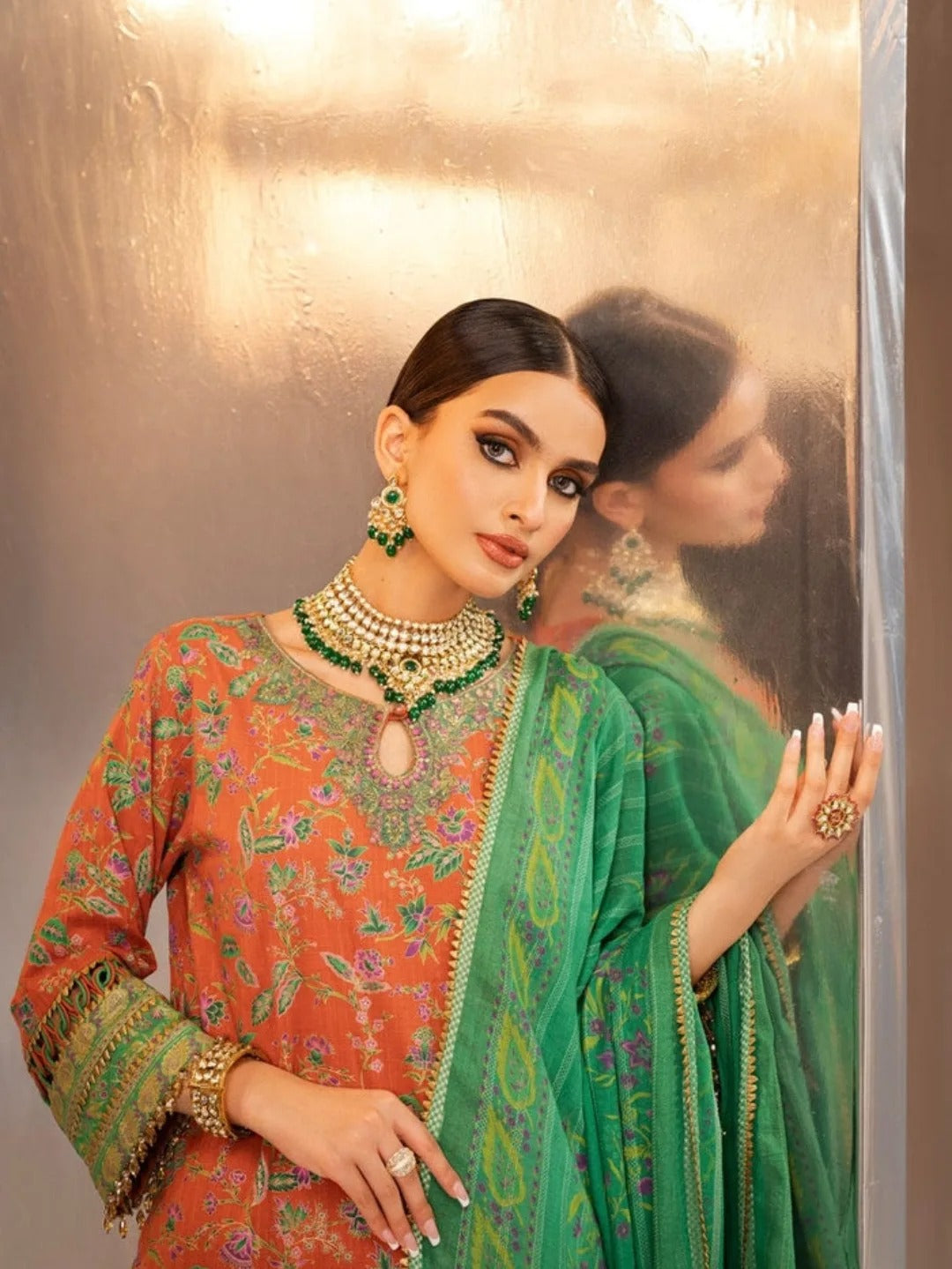 3 Pcs Embroidered Lawn Suit by Alkaram Studio