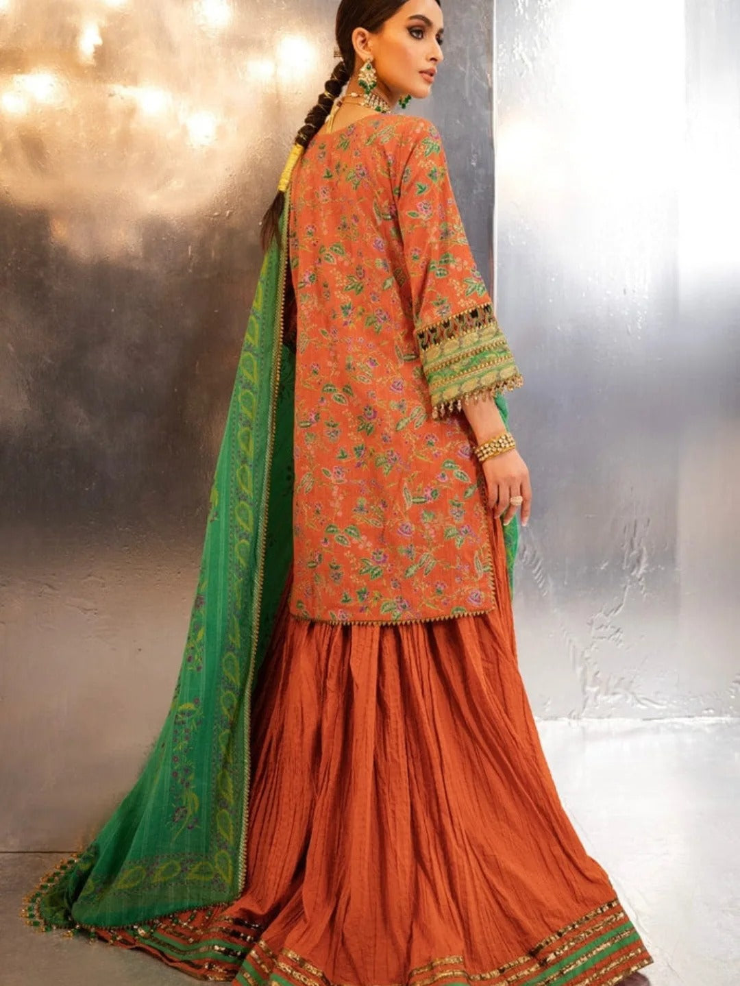 3 Pcs Embroidered Lawn Suit by Alkaram Studio