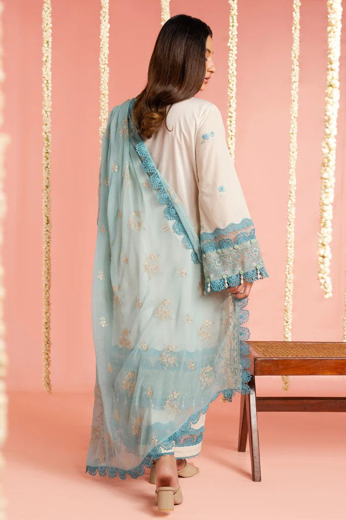 3 Pcs Embroidered Lawn Suit by Alkaram Studio