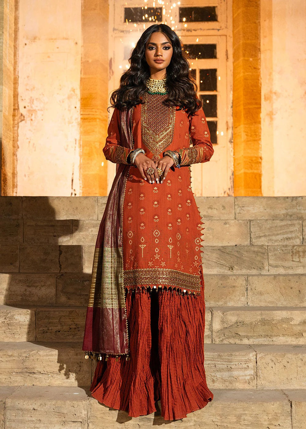 3 Pcs Embroidered Lawn Suit by Alkaram Studio