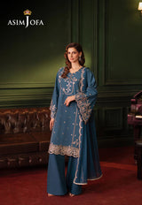 Asim Jofa embroidered Silk suit
