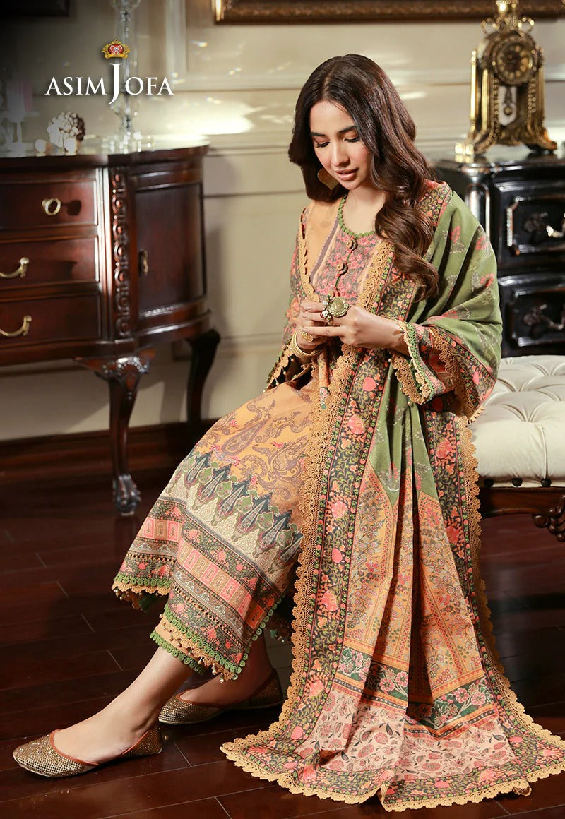 Asim Jofa  Karandi Printed Suit
