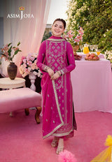Asim Jofa Embroidered Lawn Silk suit