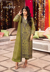 Asim Jofa embroidered Silk suit