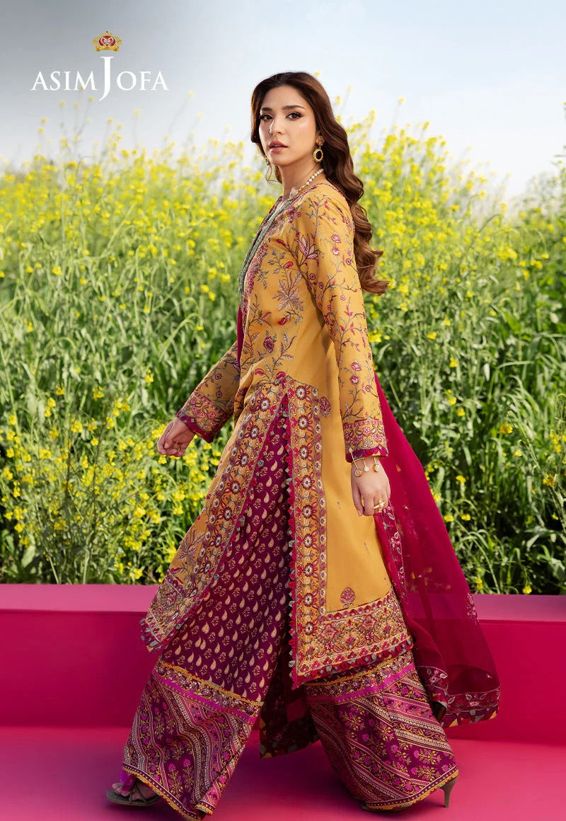 Asim Jofa Embroidered Lawn Suit