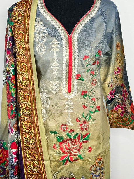 Pakistani Embroidered Lawn ready to ship