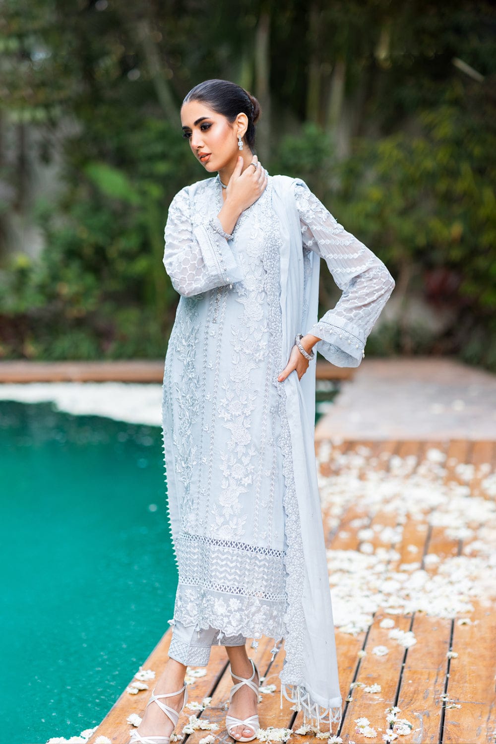 Azure Luxury Embroidered Collection