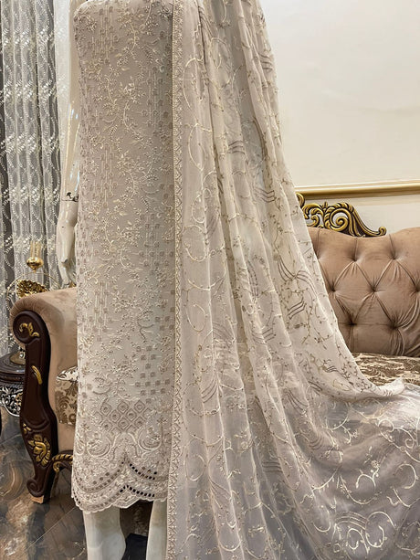 New Pure Chiffon Bareeze Ready To Ship