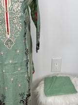 Original Bin Saeed   lawn embroidered cotton dupatta Collection