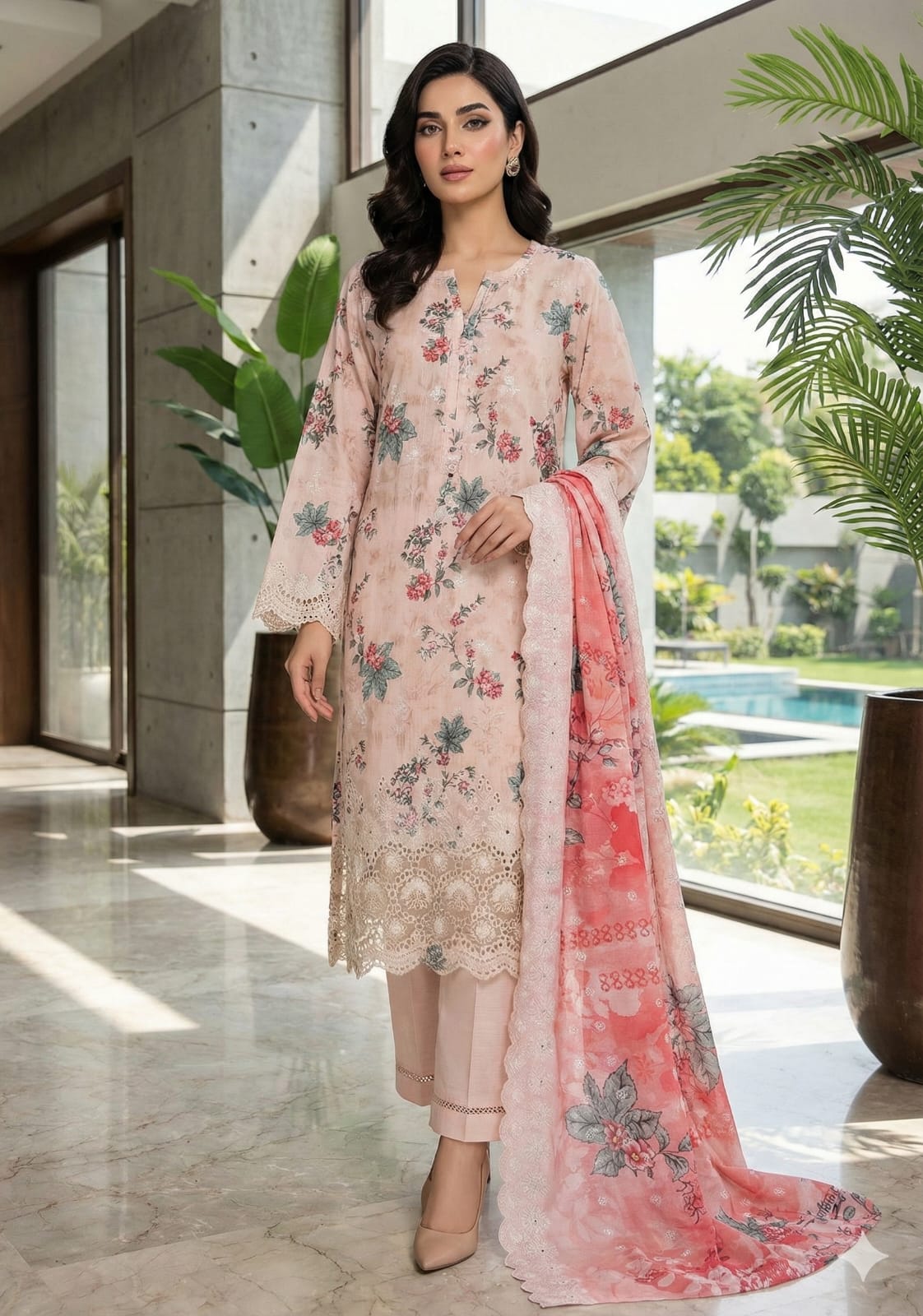 Sadabahar Chikankari Khaddar Collection