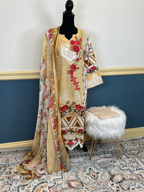 Pakistani Embroidered Lawn ready to ship