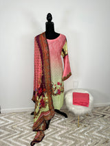 Pakistani Embroidered Luxury  Lawn ready to ship