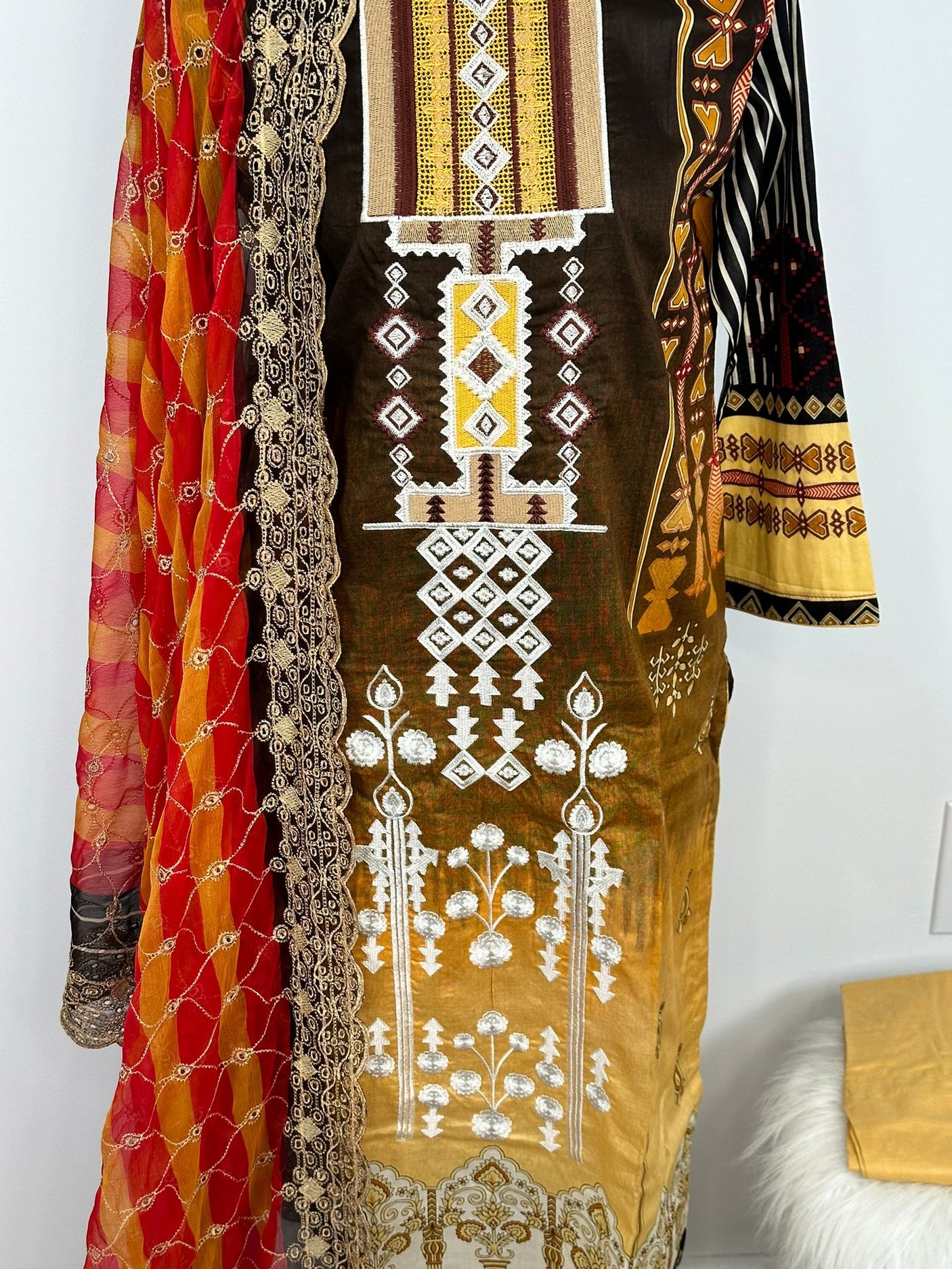 Pakistani Embroidered Lawn ready to ship