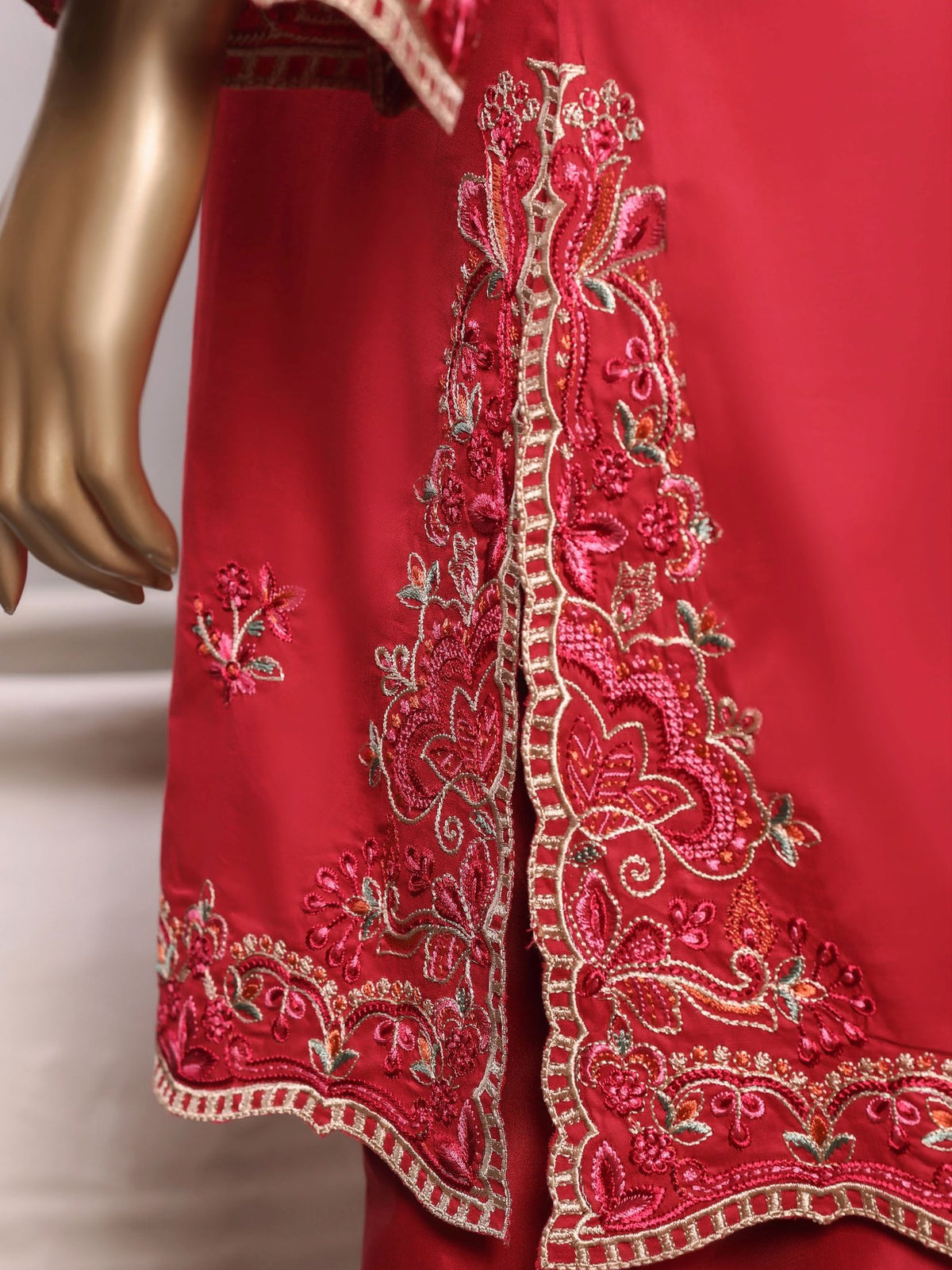 Eclair By Sadabahar Vol-3 Red - shirt embroidery