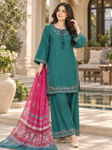 Eclair By Sadabahar Vol-3 Teal Green - model look