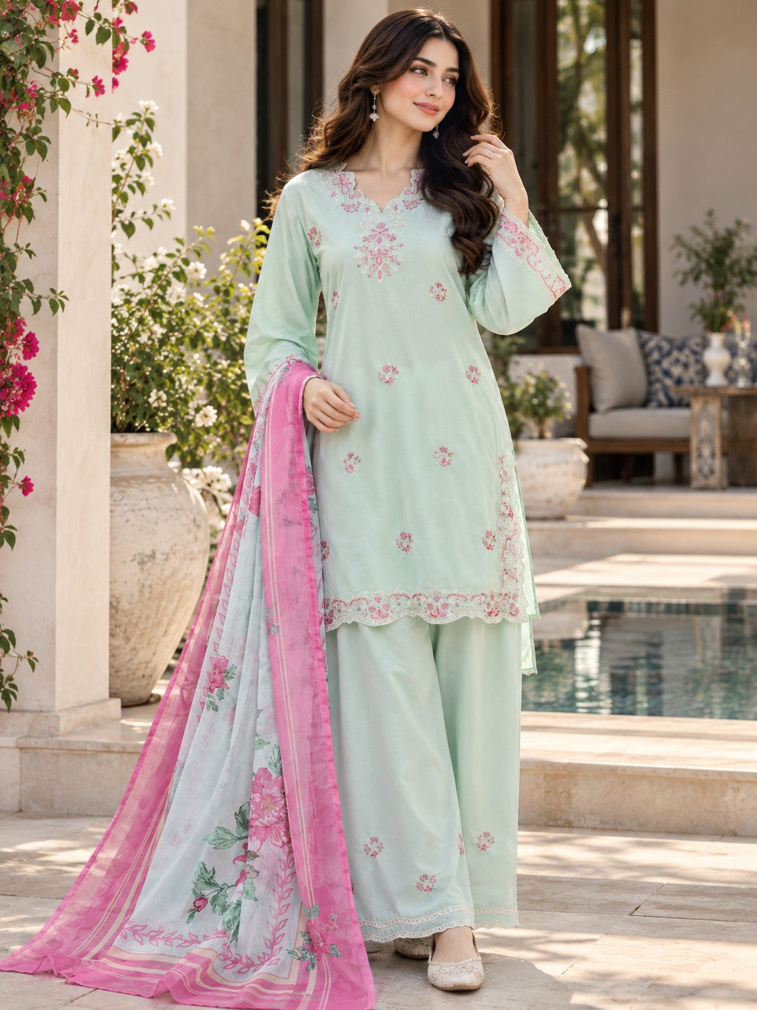 Eclair By Sadabahar Vol-3 Mint - model look