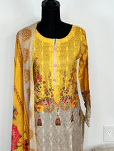 Pakistani Embroidered Lawn  ready to ship