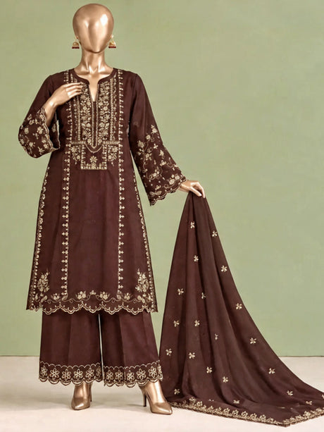Maahi By Bin Saeed Marina Brown - Front