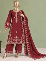 Maahi By Bin Saeed Marina Maroon - Front