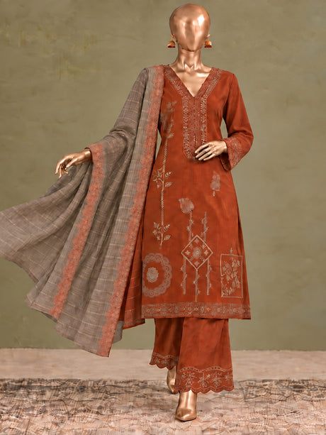 Maahi By Bin Saeed Marina Rust - Front