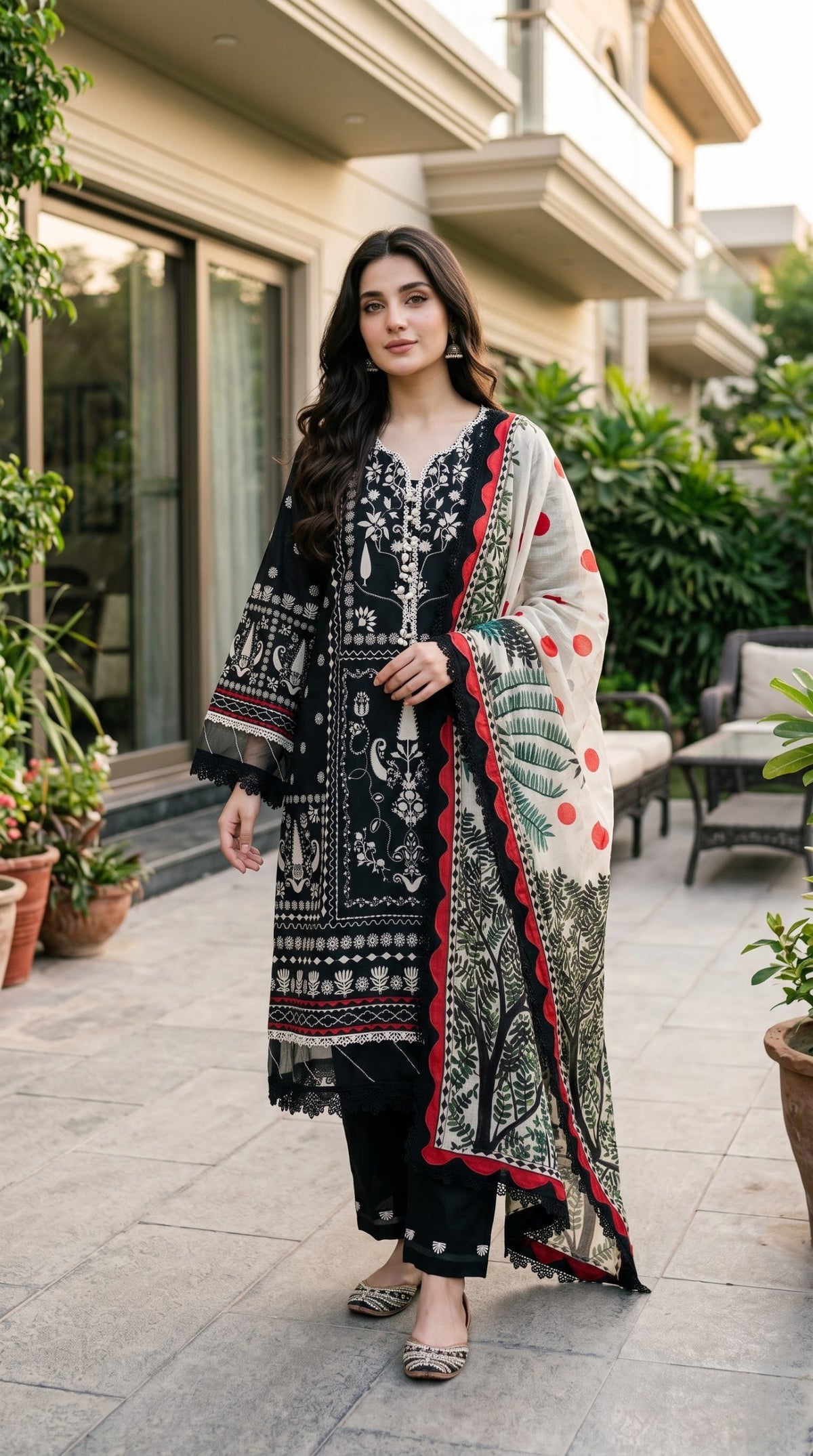 Mausummery Summer Lawn Volume 5 Black - Front