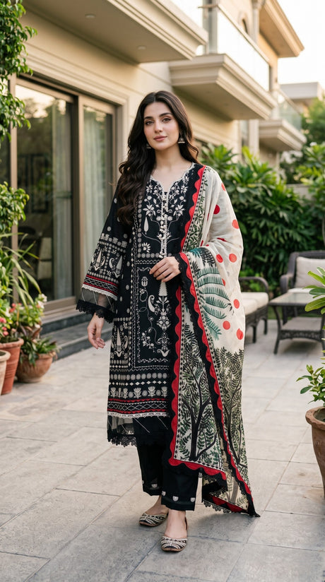 Mausummery Summer Lawn Volume 5 Black - Front