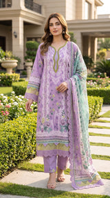 Mausummery Summer Lawn Volume 5 Lilac - Front