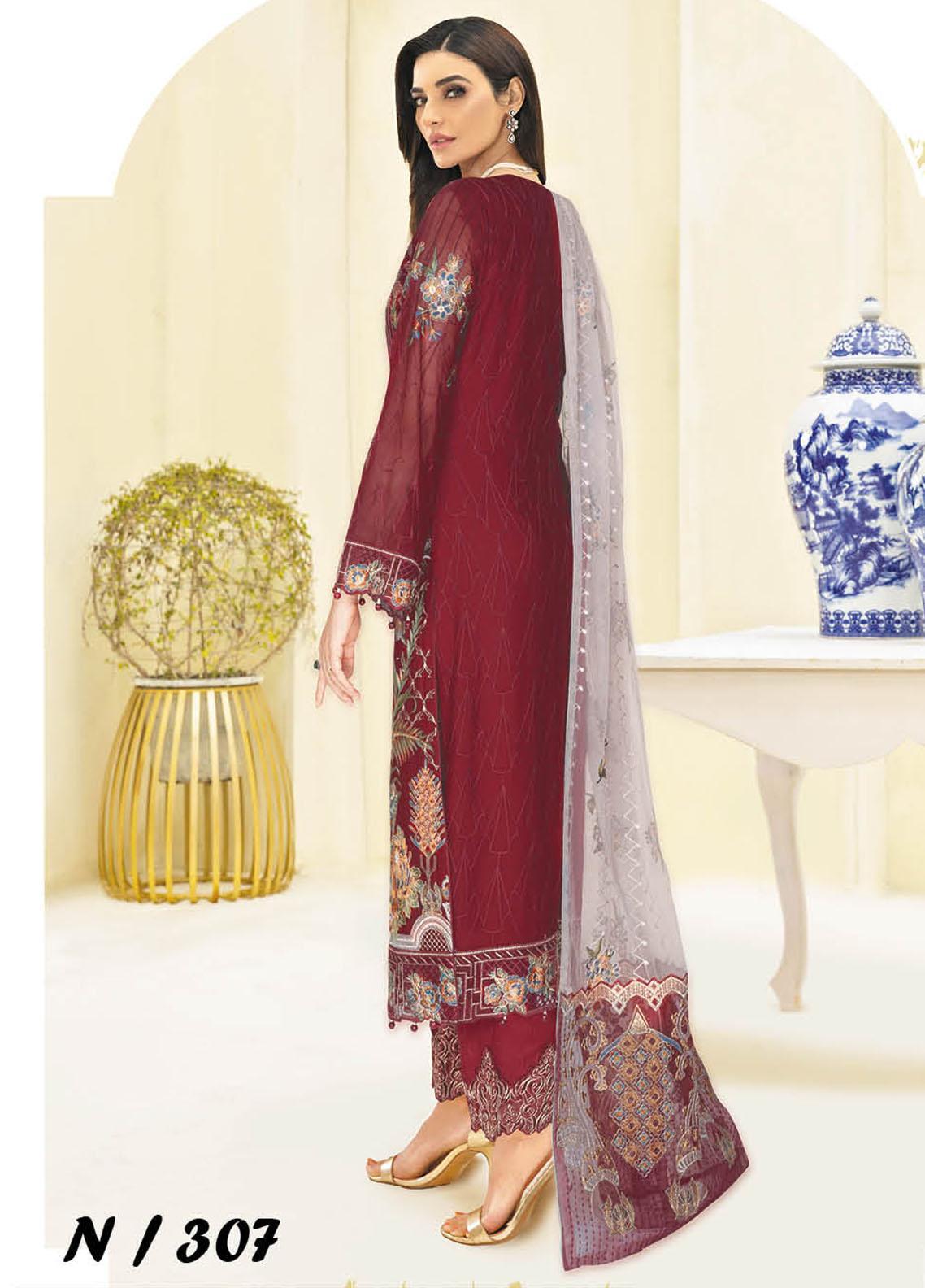 Nayab By Ramsha Weightless Chiffon Embroidered Collection