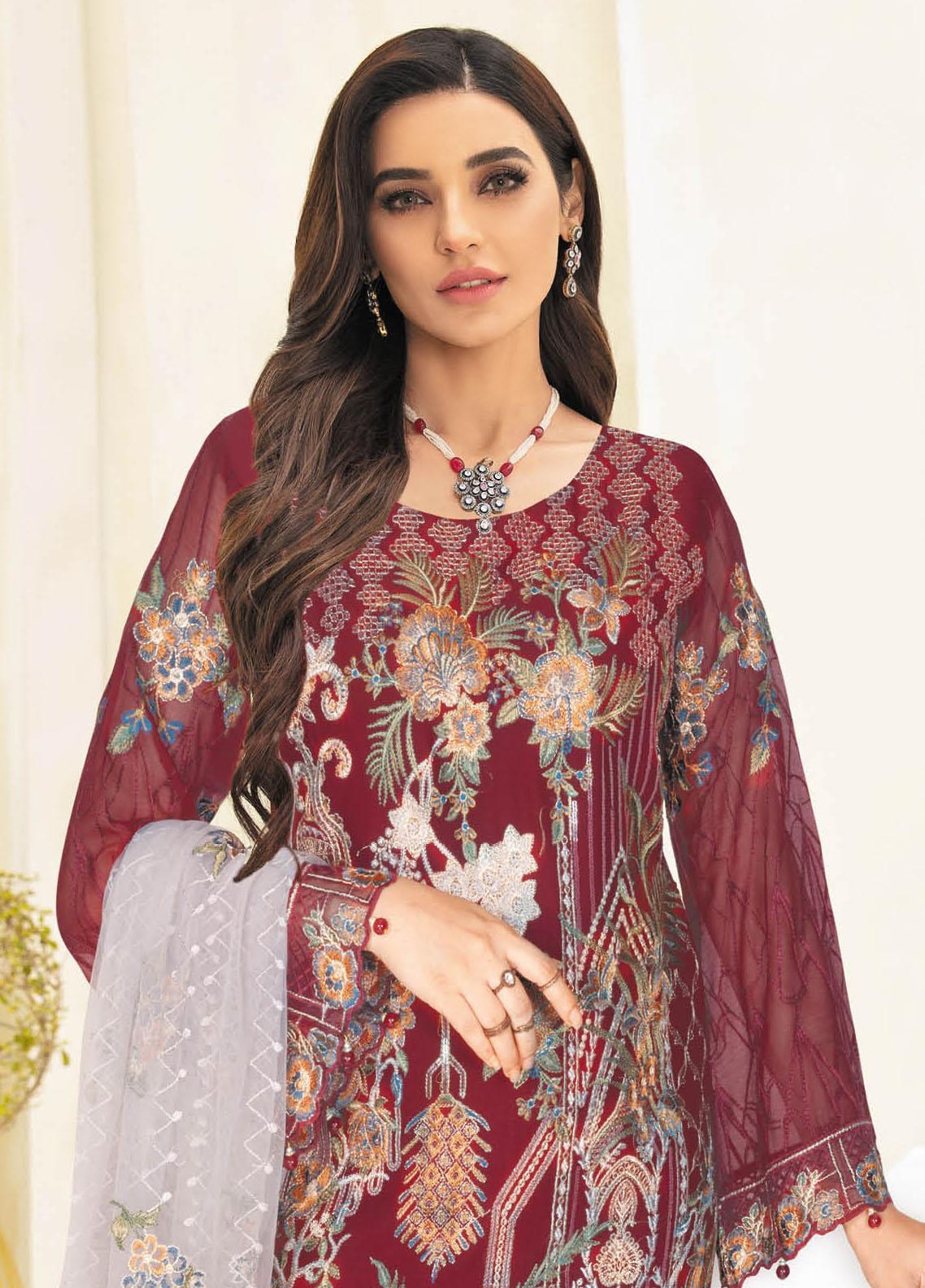 Nayab By Ramsha Weightless Chiffon Embroidered Collection