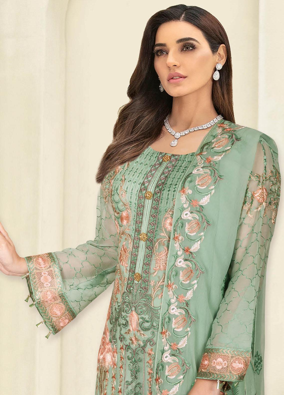 Nayab By Ramsha Weightless Chiffon Embroidered Collection