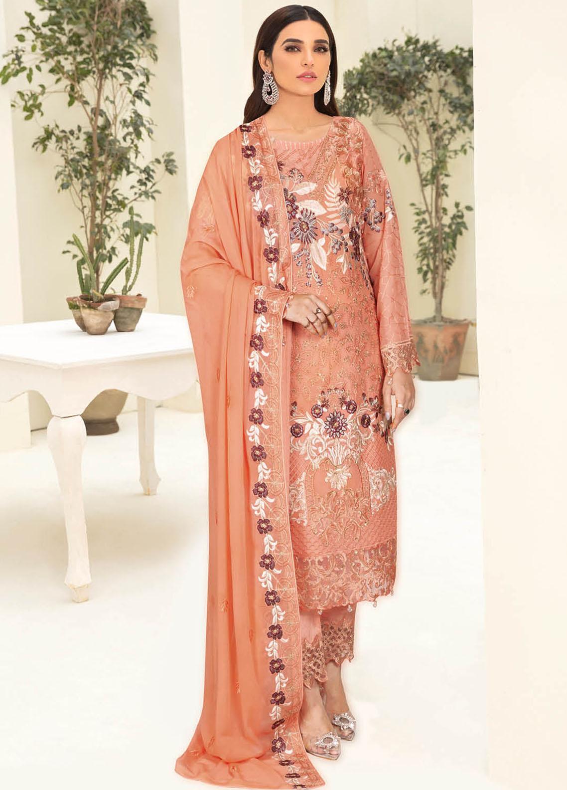 Nayab By Ramsha Weightless Chiffon Embroidered Collection