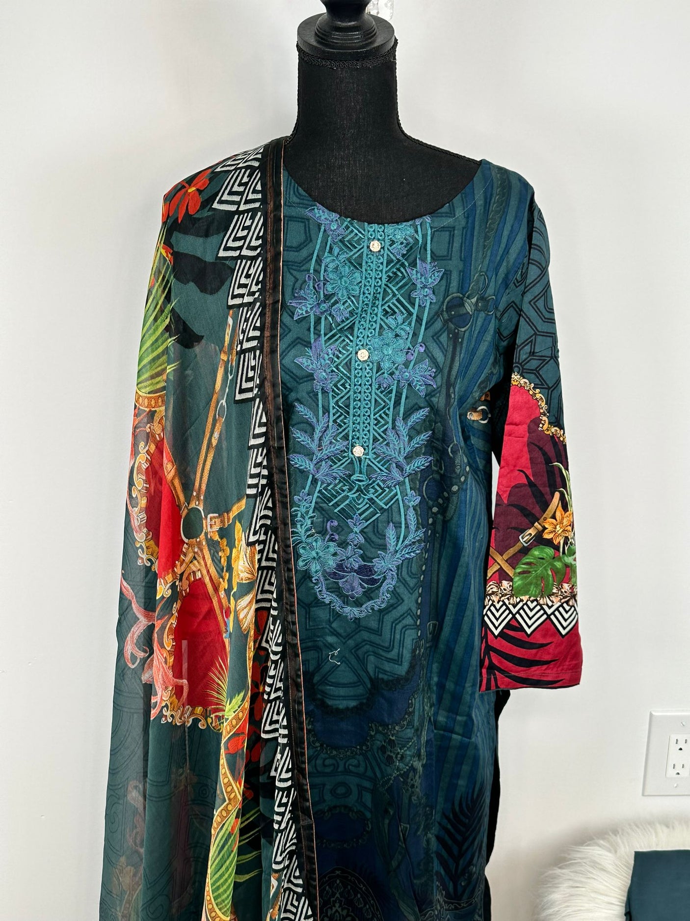 Pakistani Embroidered Lawn ready to ship