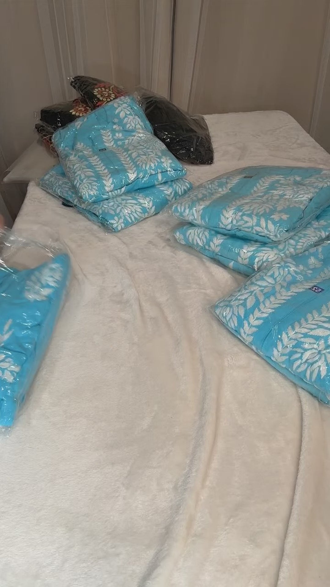 Lucknow Co-ord Set - Turquoise - Live Session Video
