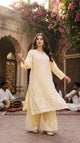 Lucknow Co-ord Set - Cream - Live Session Video