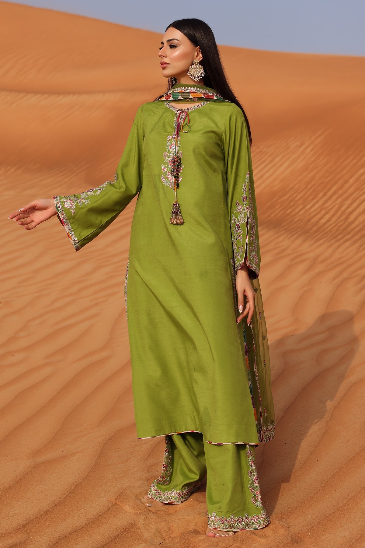Charizma Luxury Embroidered Suit - Video