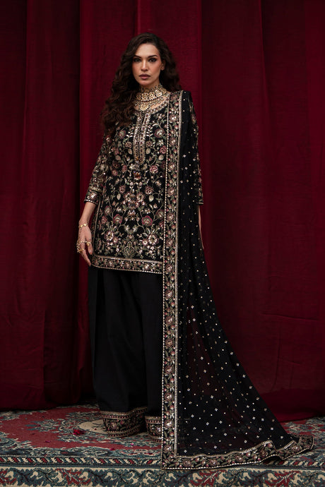 3-PC Embroidered Luxury Suit By Charizma - Video