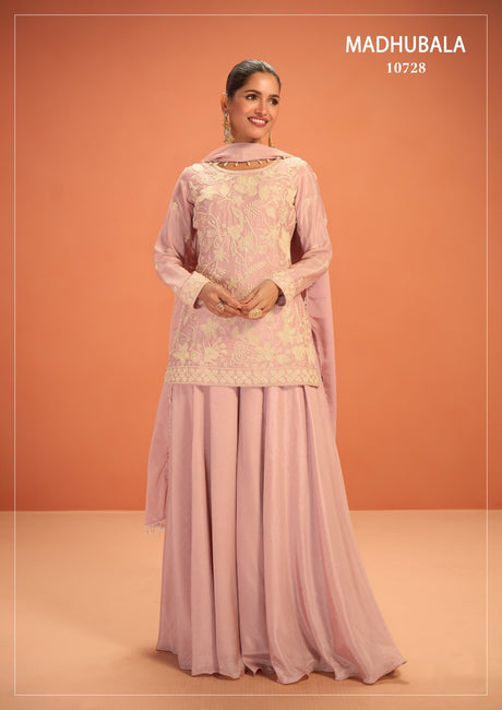Madhubala 10728 Premium Chinon Silk Suit - Video
