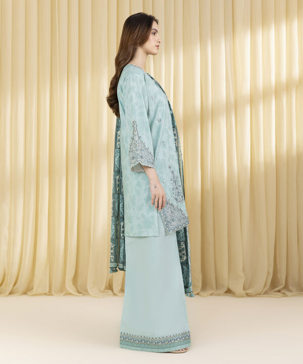 Sapphire Embroidered Lawn