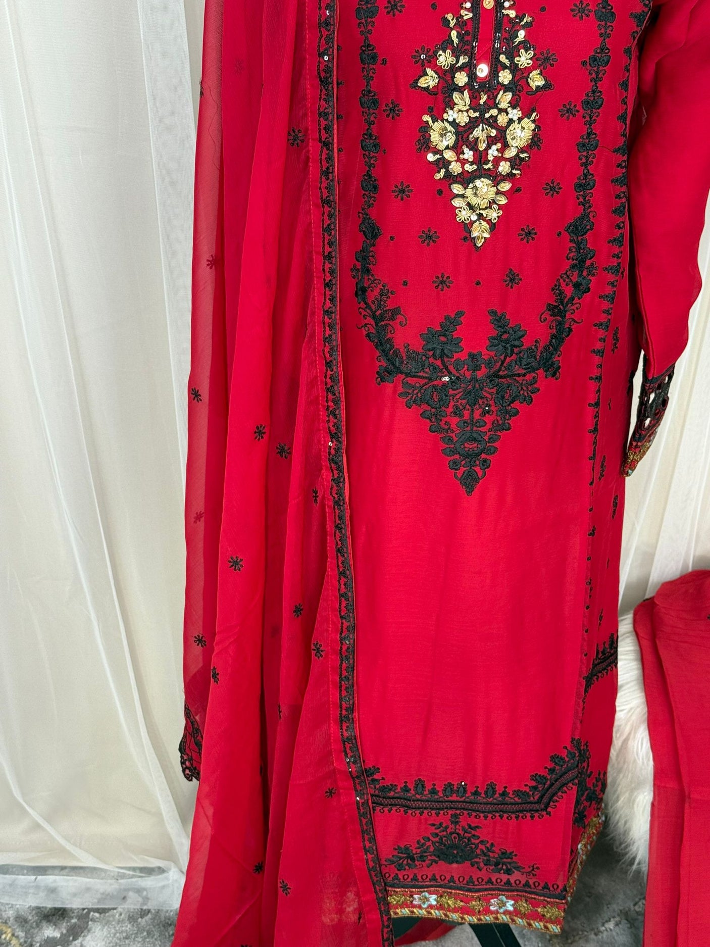 Luxury Embroidered Party wear Ready To Ship