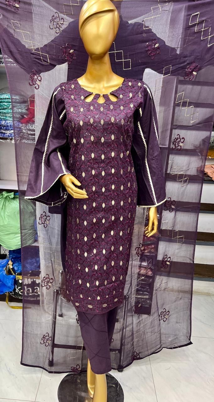 Luxury Embroidered Cotton Collection Ready To Ship