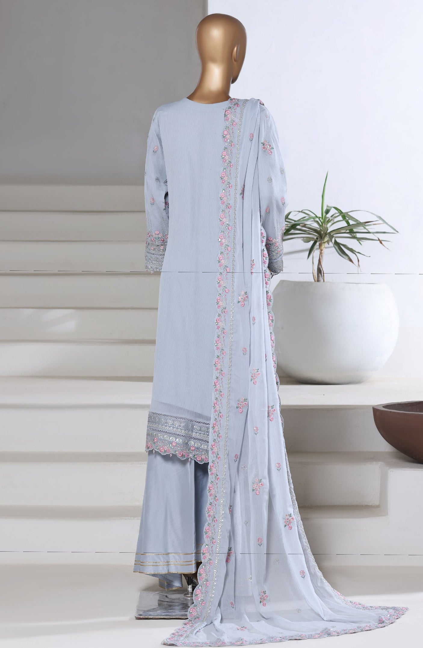 Luxury Embroidered Chiffon By Sadabahar