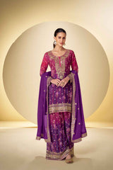 Gulkayra Designer Kanika Chinon Suit