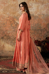 3-PC Embroidered Luxury Suit By Charizma