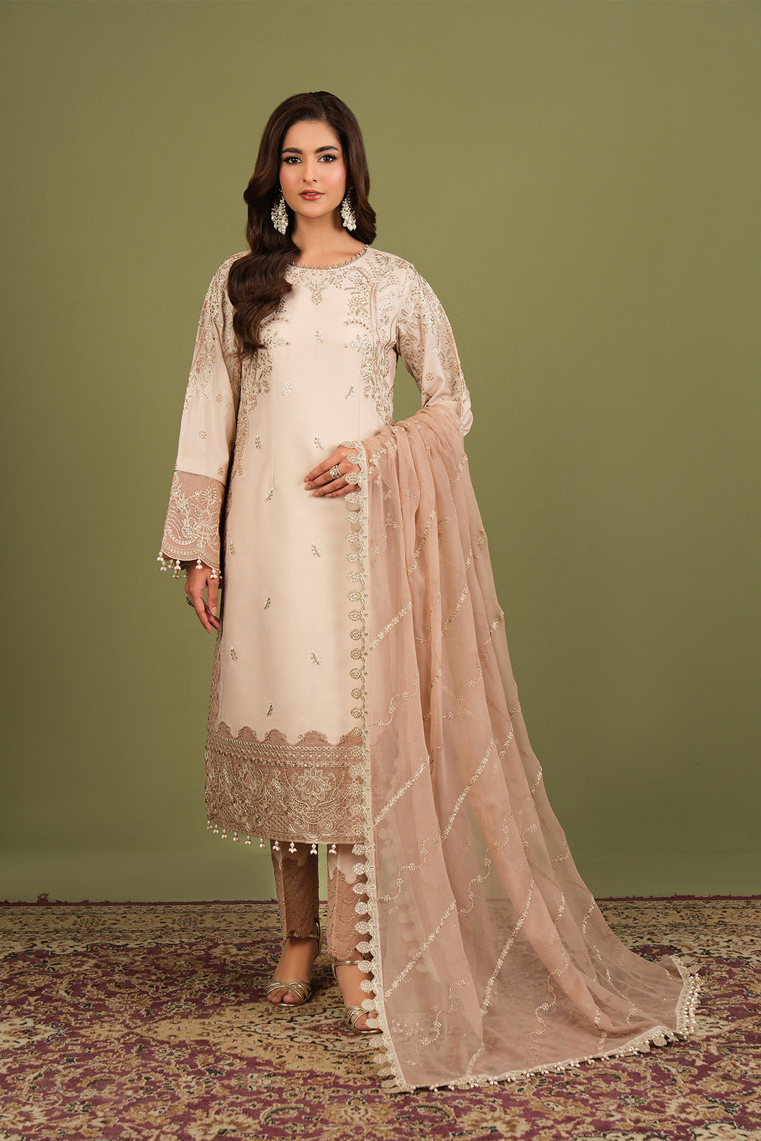 Luxe By Alizeh Raw Silk Suit