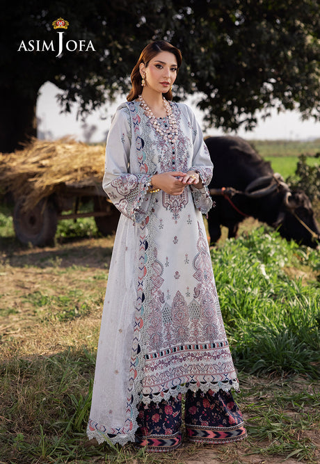 Asim Jofa Embroidered Lawn Suit