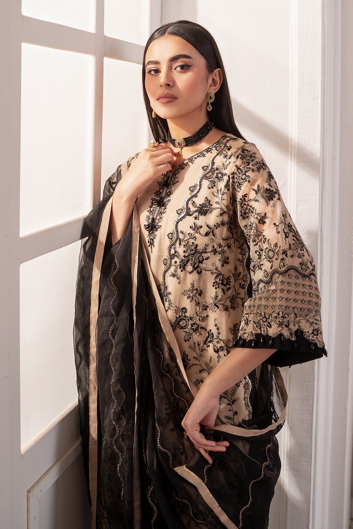 Luxury Embroidered Suit By Charizma